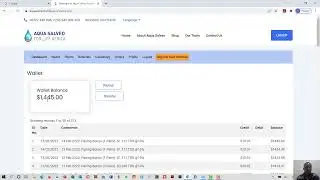 how to withdraw money from aqua salveo system