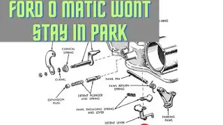 Ремонт фиксатора парковочного фиксатора Ford O-Matic на 2-скоростной машине. Не фиксируется в положении парковки.