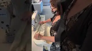 Shawl collar understitch collar
