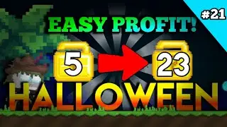 How To Get Rich Growtopia 2021 🤑💎 (EVENT HALLOWEEN)! - Growtopia Profit #21 | Growtopia
