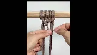 unique macrame design l how to make macrame wall hanging #macrame llmacrame tutoria #viralvideo