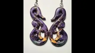 How I make wood earrings