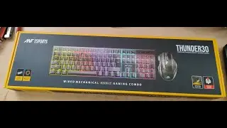 Ant Esports Thunder 30 Wired Mechanical Gaming Keyboard Mouse Combo