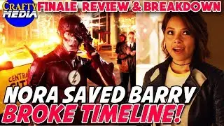 Nora Saved Barry & Broke Time! Comic Origins Explained! The Flash Season 4 Finale Full Review!