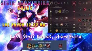 LOL - League Of Legends - Highlights Sivir ARAM Build Guide, Runes, Items 12.22 NA, LoL