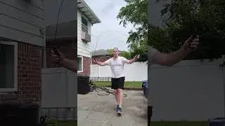 Old man jumping rope for 1st time in 20 years!