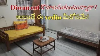 Diwan cot importance / maintenance/ reason to prefer Diwan cot in our furniture