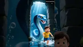 &ldquo;Giant Cobra🐍Sea Attack! 😱 Little baby Girl&rsquo;s  Life in Danger | Realistic 3D Scene&rdquo;#ai#cobra #aiart