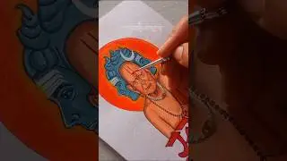 Shree Swami Samarth drawing 🌸🙌||#art#shorts#youtubeshorts#drawing#artist#swami#viralvideo#reels