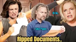 Robyn destroyed the original title deed to the property!Kody delivers a forged document to the court