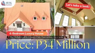 ₱34M Luxury 4BR Fairway Home in The Orchard Golf & Country Club | Dasmari&ntilde;as Cavite