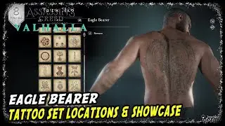 Eagle Bearer Tattoo Set Locations & Showcase in Assassin's Creed Valhalla Kassandra DLC Crossover