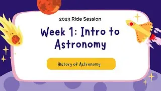 Intro to Astronomy - History of Astronomy