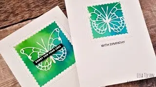 Liquid Watercolour Plus Sticky Embossing Powder Technique