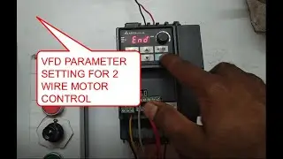 2 wire configuration of delta VFD|Delta VFD Programming