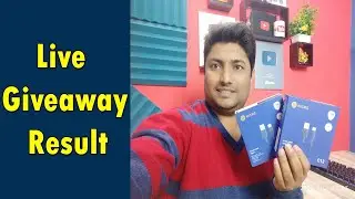 Live Giveaway Result And Much More