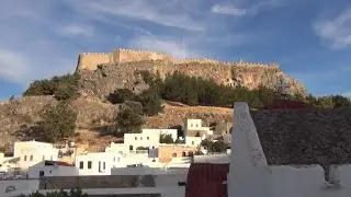 Город Линдос на Родосе