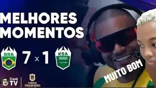 Melhores momentos brasil X arábia saudita .Marcos: muito bom