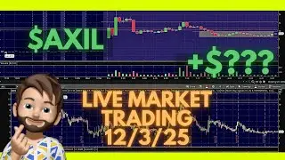 LIVE - Road to 100K - LIVE Stock Trading - $AXIL - 12/11/25  #livestocktrading #livestockmarket
