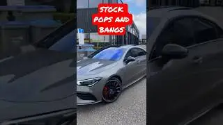 Stock pops and bangs on this CLA AMG