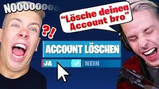 WENN ICH DU WÄRE.. Fortnite Account LÖSCHEN! (zu hart)