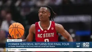 Feeling right at home during Final Four Weekend! Former Sun Devil DJ Horne is taking it all in!