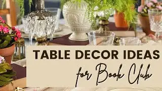Beautiful Book Club Brunch Party | Table Decor Ideas | Bricks 'n Blooms
