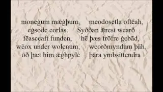 Bēoƿulfes Foresaga / Beowulf's Prologue