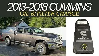 Замена масла и фильтра в RAM 2500/3500 6.7 Cummins (2013-2018 гг.)