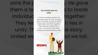 The Farmer and His Sons English Stories for learning english || #shortstories #stories