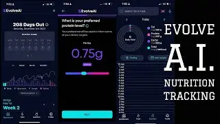 Evolve A.I. Powerlifting Nutrition tracking 1st impressions and setup