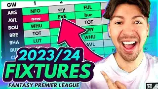 FPL BEST AND WORST FIXTURES! | Ultimate GW1-6 Fixtures Guide for Fantasy Premier League 2023-24