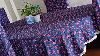 সংসারের কাজের সাথে।।super stylist print table cover বানিয়ে নিলাম।।