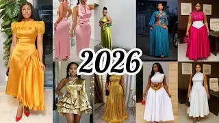 Модели платьев из атласа Mercado 2025 для женщин/модный стиль платья в Анкаре #вирусный #мода #тренд
