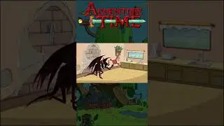 Joshua's so impressed with the demon sword, he has to wee wee | Adventure Time #shorts