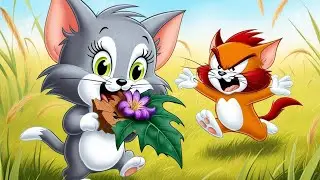 Tim and Jerry Kids Poem 🌱 Boring Grass Plant Turns Fun | Funny Cartoon Poem for Kids