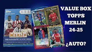 ¡Abrimos la nueva Value Box Topps Merlin UCC 24-25! ¿Sacaremos autógrafo?