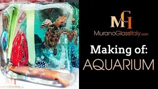 The Making of Aquarium Sculpture – The Art of Venetian Glassblowing – Made in Venice, Italy