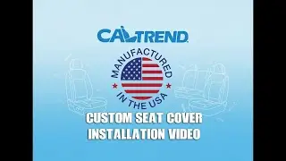 CalTrend Seat Covers for 2021-2025 Ford Bronco | Front & Rear Custom Fit  Installation Video
