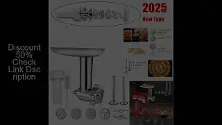 New Upgrade Metal Food Grinder Attachment for KitchenAid Stand Mixer Grinder Accessories Sausage Stu