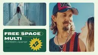 Unique Multiscreen Slideshow Opener (After Effects Template)