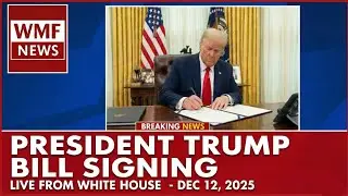 WATCH: President Trump Participates in Signing Ceremony at White House | WMF English