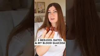 3 Medjool Dates & My Blood Sugar &ndash; CGM Experiment #bloodsugar #bloodglucose #dates