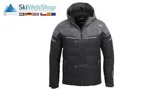 CMP black gray white green | Ski jacket men | SkiWebShop
