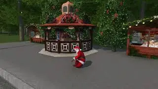 Santa Clause is dancing Hip Hop in Cities Skylines