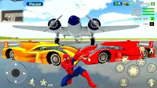 Formula F1 Cars Motorbike Robot Transformers Airplane Flying Rope Frog Ninja Hero Gameplay