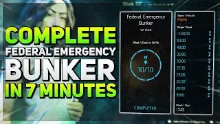 *SCHOOL OF DOOM* COMPLETE FEDERAL EMERGENCY BUNKER in 7 mins! - The Division 2