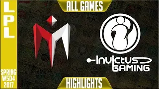 Imay vs Invictus Gaming All Games - LPL Week 3 Day 4 Spring 2017 - IM vs IG All Games