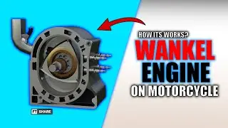 More Power Without Piston - How Rotary Engine On Motorcycle Works | Wankel Engine