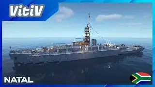 HMSAS Natal (K10) - фрегат класса «Лох» - Minecraft